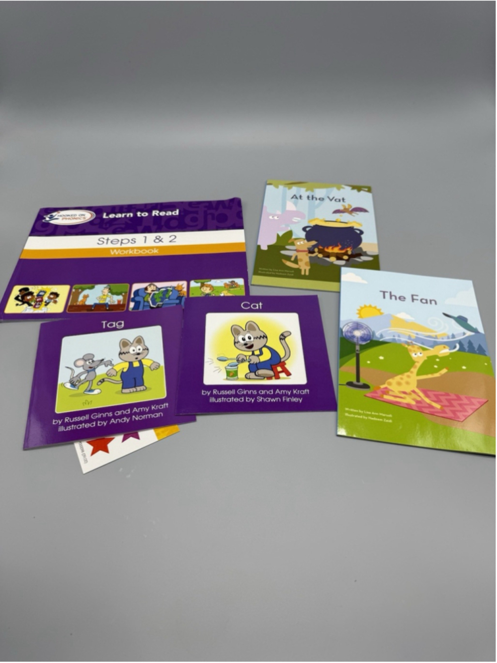Hooked on Phonics Learn to Read Steps 1 & 2 Homeschooling Summer Reading